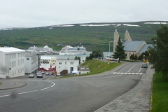 The cruise ships are in, Akureyri