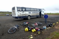 Dumped at campsite, Hveravellir on F35