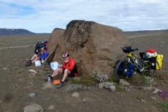 A windbreak for lunch