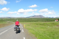 Peter descending towards Laugarvatn