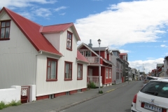Traditional buildings in Reykjavik