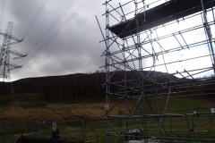 Closed for electric cable work