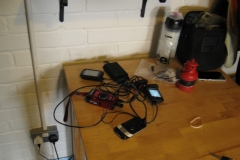 Recharging in Hawes Hostel