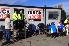 An up market café at Hessle Haven after 5-miles