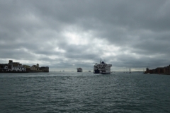 The entrance to Portsmouth Harbour