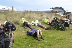 Enjoying some sunshine at Utah beach