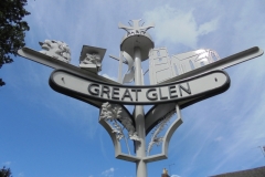 Very posh village sign