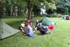 Camping at Hanley Swan