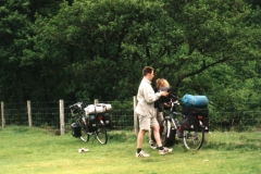 Amazing luggage carried by a couple of Dutch cyclists