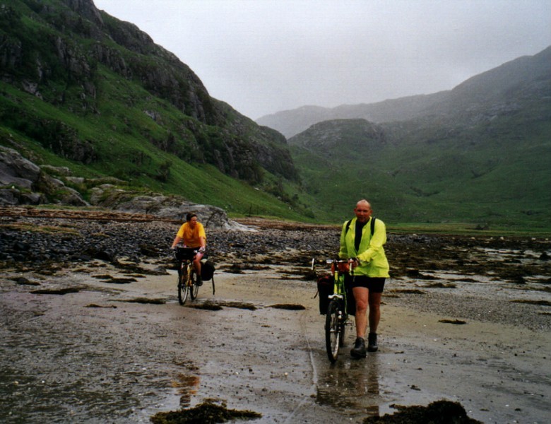 You don't get much further off road than Loch Nevis in Knoydart. Taken in 1999