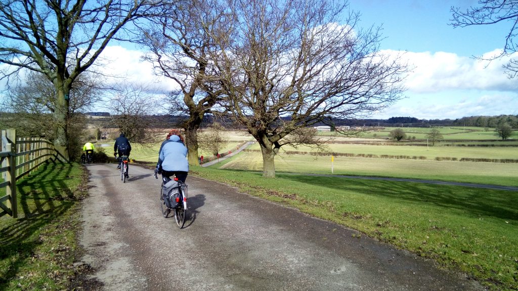 Leaving Bosworth Battlefield on last Sunday's Day Ride - 23-2-2020